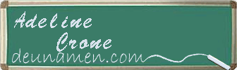 Adeline Crone Visitenkarte